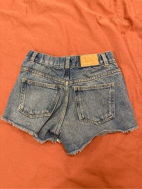 Zara Light Blue Denim Cutoff Shorts